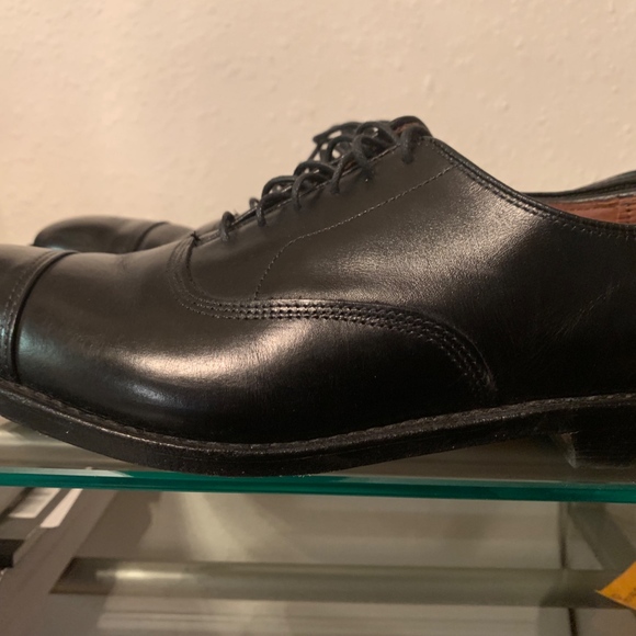 Allen Edmonds Black Cap Toe Oxfords